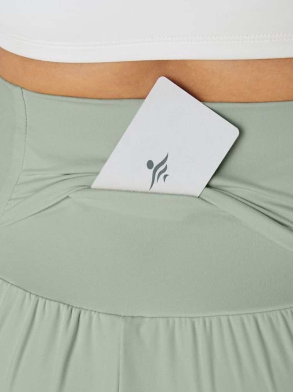 HALARA light green bean 5” active shorts - Size XL - Picture 4 of 11